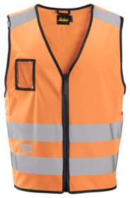 Snickers - Trafikvest 9153 Hi-vis orange