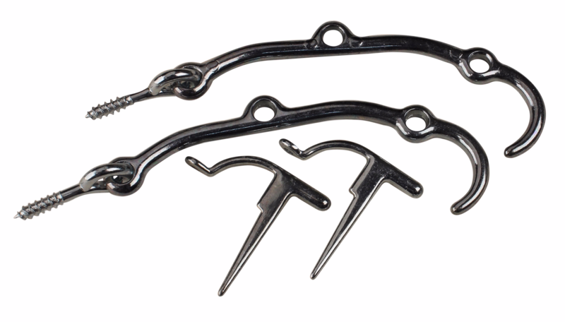 Stormkroge fzb 119mm m/øsken + 2 hul m/stj.hg. 3463, 2 stk