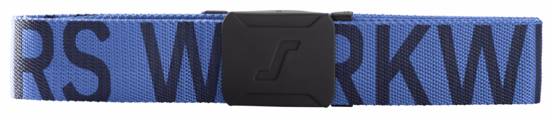 Logo bælte blå/sort One Size