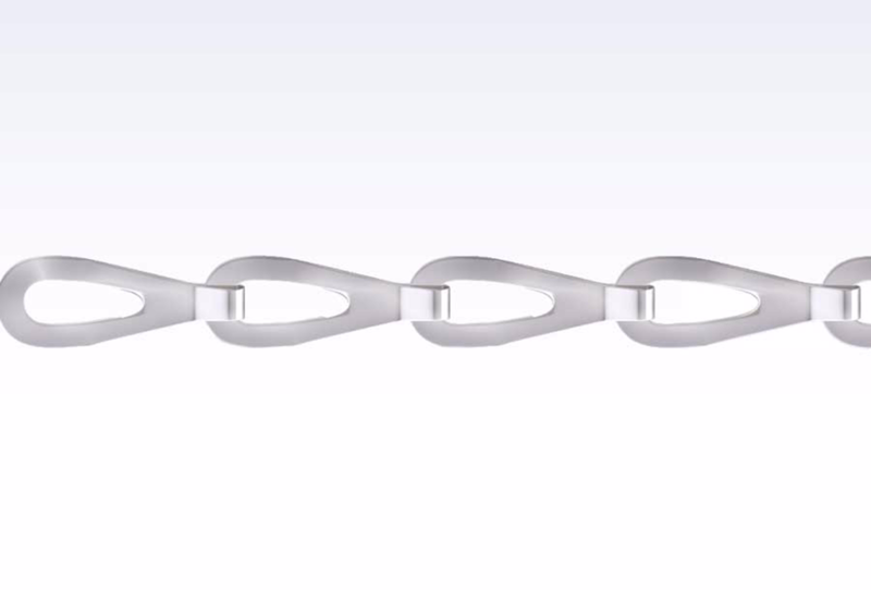 Patentkæde forkr 0,4mm a 3m