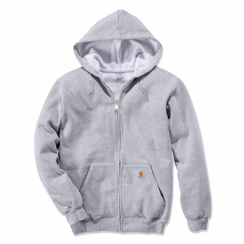 Sweatshirt Zip Hooded grå, str. L