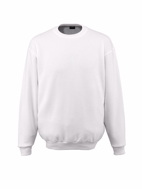 Sweatshirt 00784 Caribien hvid, str. M