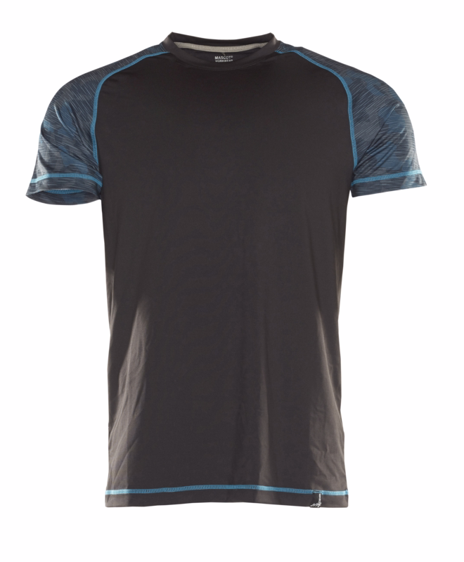 T-shirt 17482 Sort Str. S