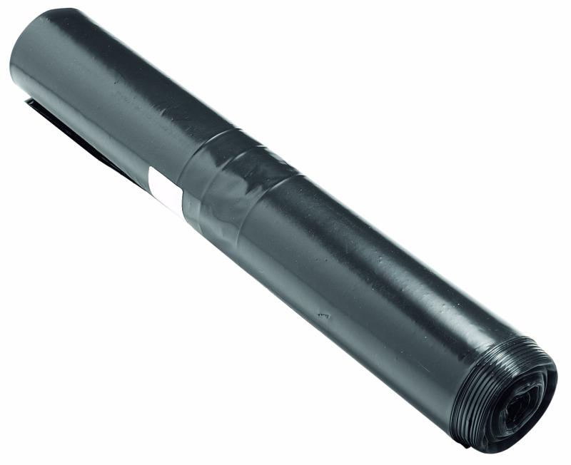 Plastiksække sort 55my