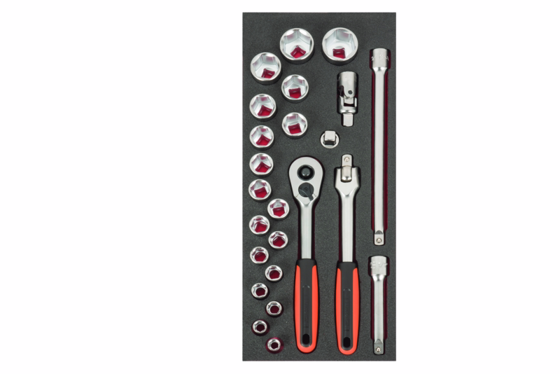 Topnøglesæt  FIT&GO 1/2" S240 24 dele
