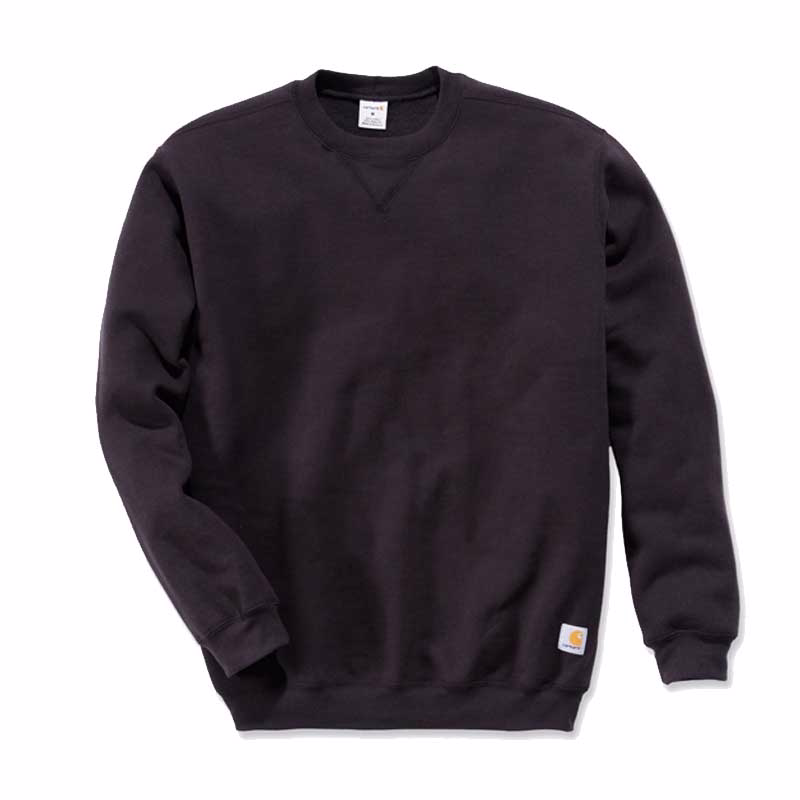 Sweatshirt Crewneck sort str. XS