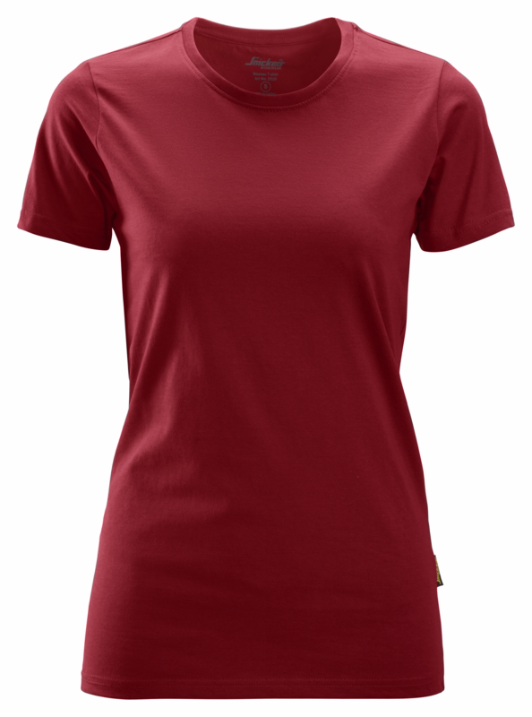 T-shirt dame chilirød str. S