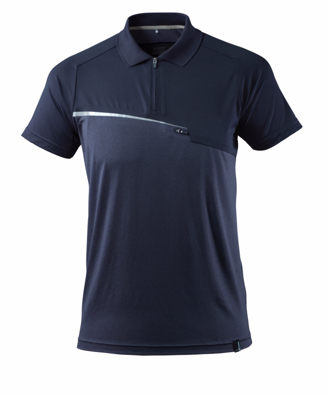 Polo shirt 17283 mørk marine, Str. L