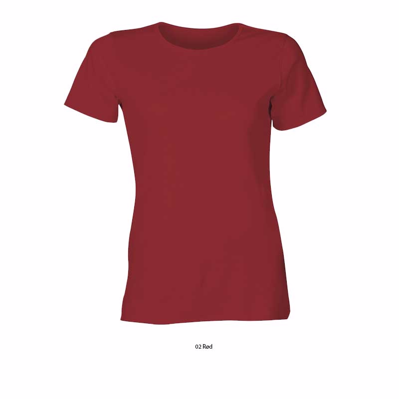 T-shirt Dame Arras Rød Str. 2XL
