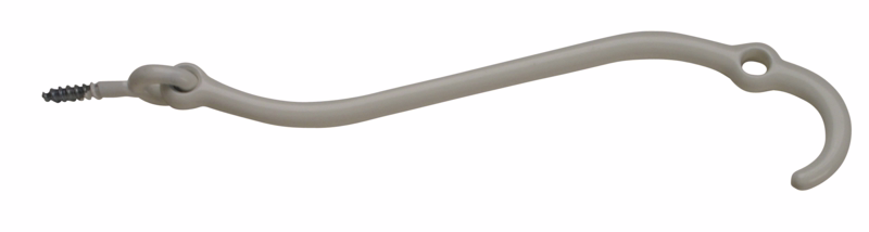 Stormkrog hvid 128mm m/øsken + 1 hul 3461