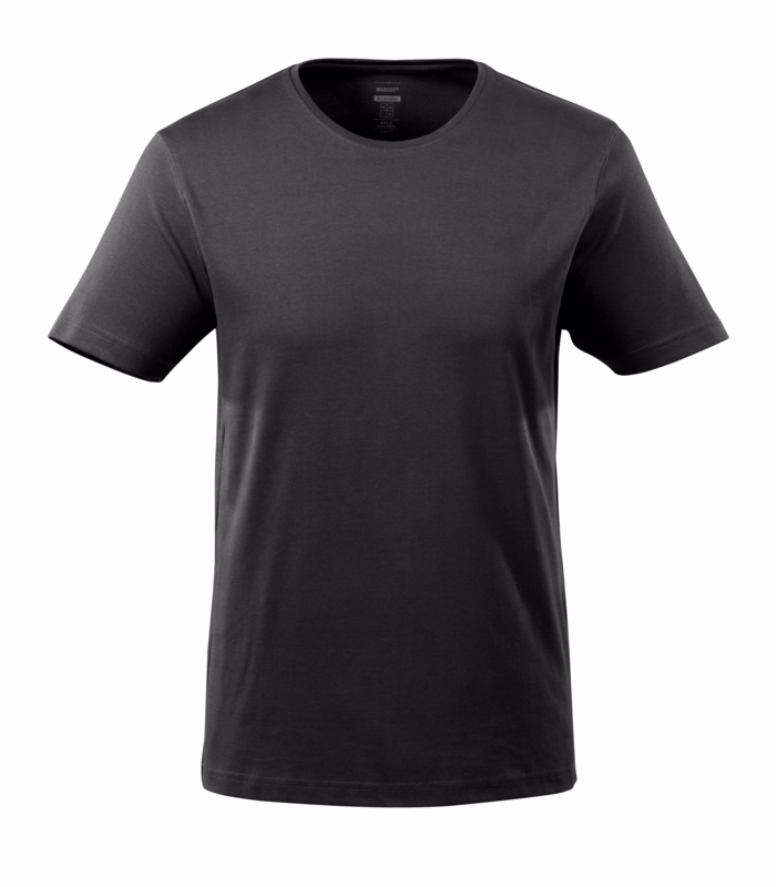 T-shirt Vence Slim-fit sort, str. 2XL
