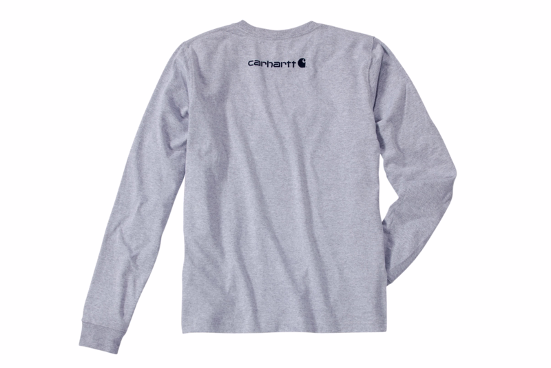 T-shirt Sleeve Logo grå str. L