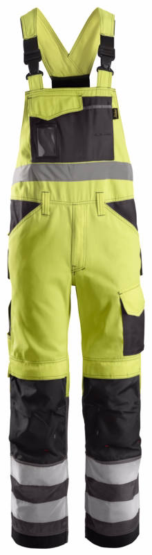 Overall 0113 Hi-vis gul/gråmeleret, str. 58