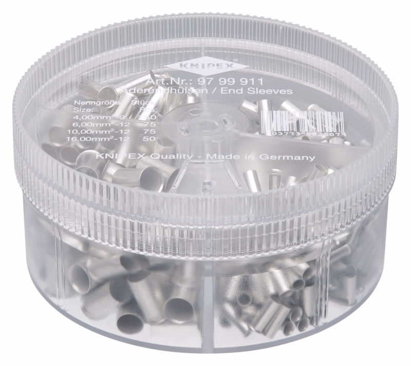 Sortimentsboks m/uisolerede kabeltyller, 200 stk