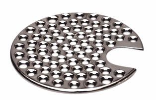 Afløbsrist Ø155 mm, m/hak