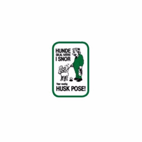  - Oplysningstavle "husk pose"