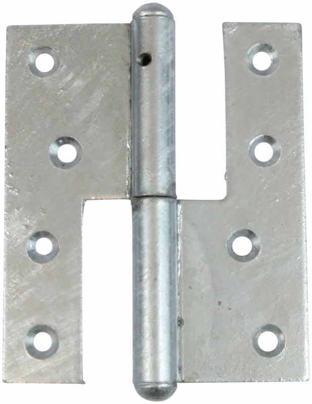 Dørhængsel fzv 109x38mm H firk.hj. s.t. 11141
