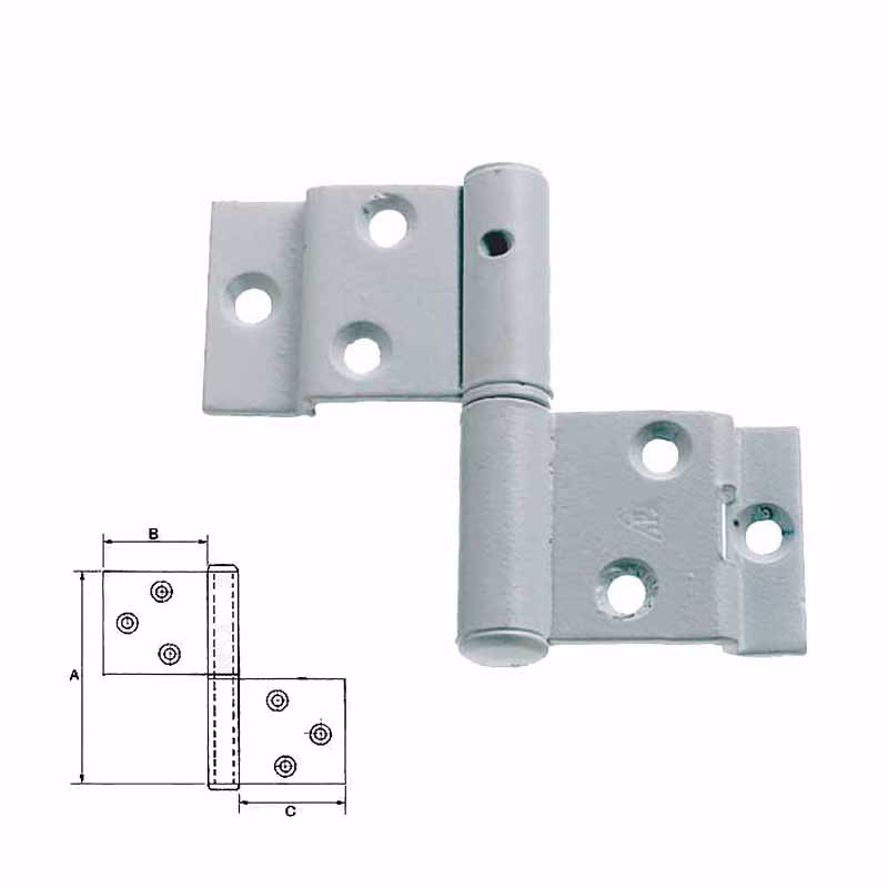 Vindueshængsel fzv 70mm V m.t. 11173