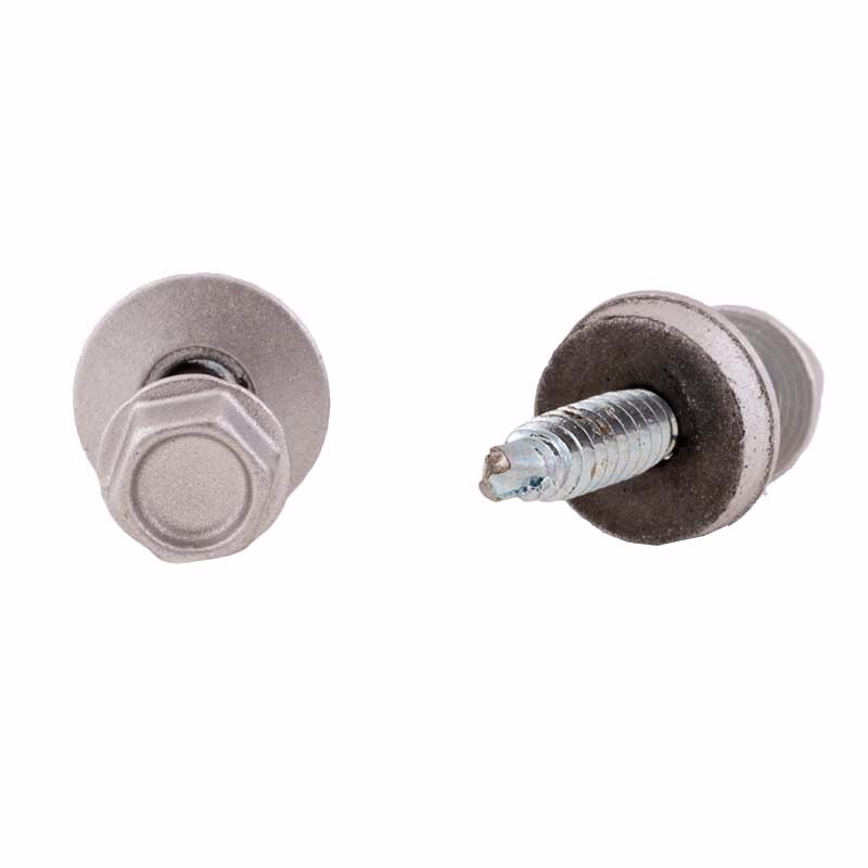 Facade/tætnskrue, borsp, FZB, 4,8x35, sølvgrå, pak á 100 stk