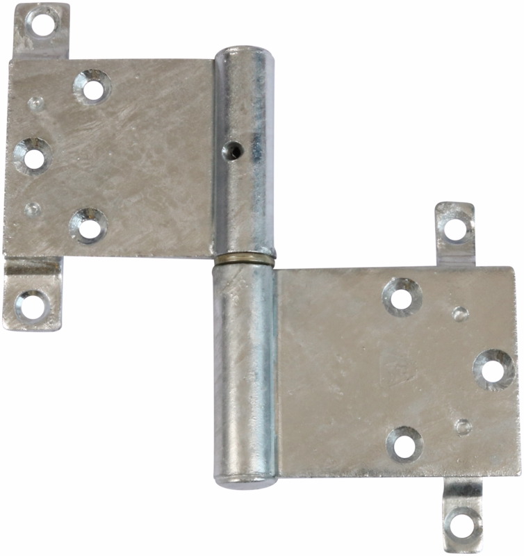 Dørhængsel fzv 120x61,5mm V s.t. 11195