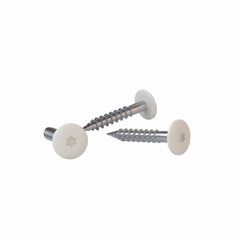 Facadeskrue A2 Perle 4,5x36mm á 250 stk