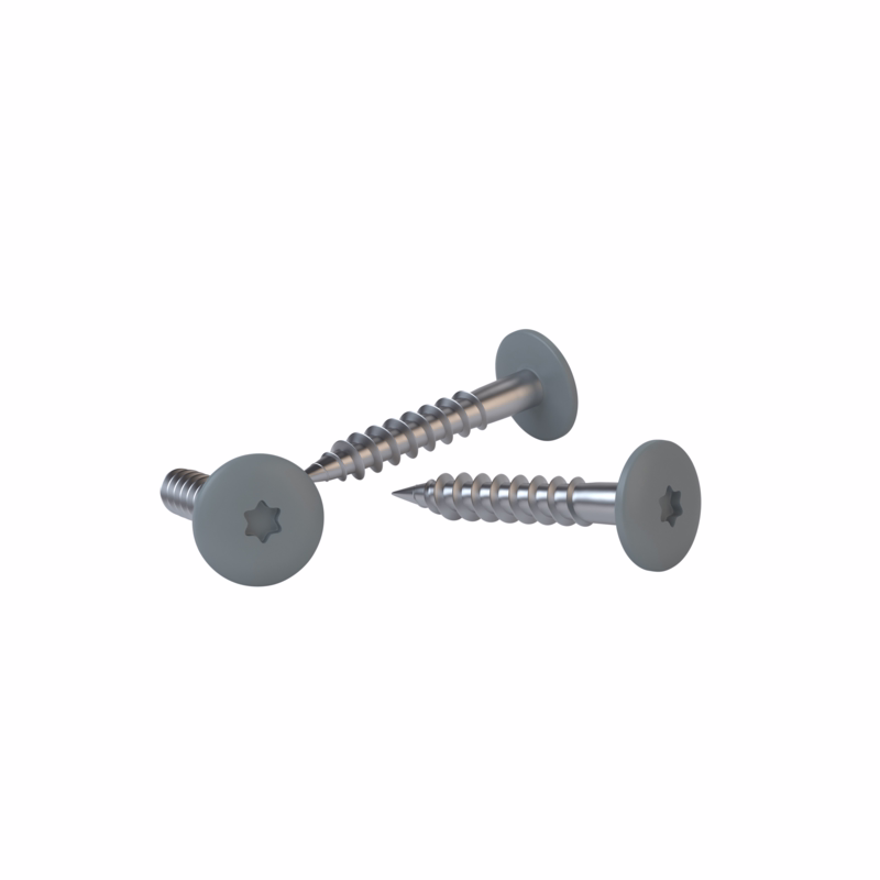 Facadeskrue A2 Flint 4,5x36mm á 250 stk
