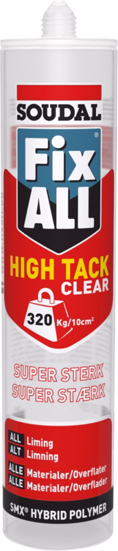Montagelim Fix All, High Tack, Clear, 290ml