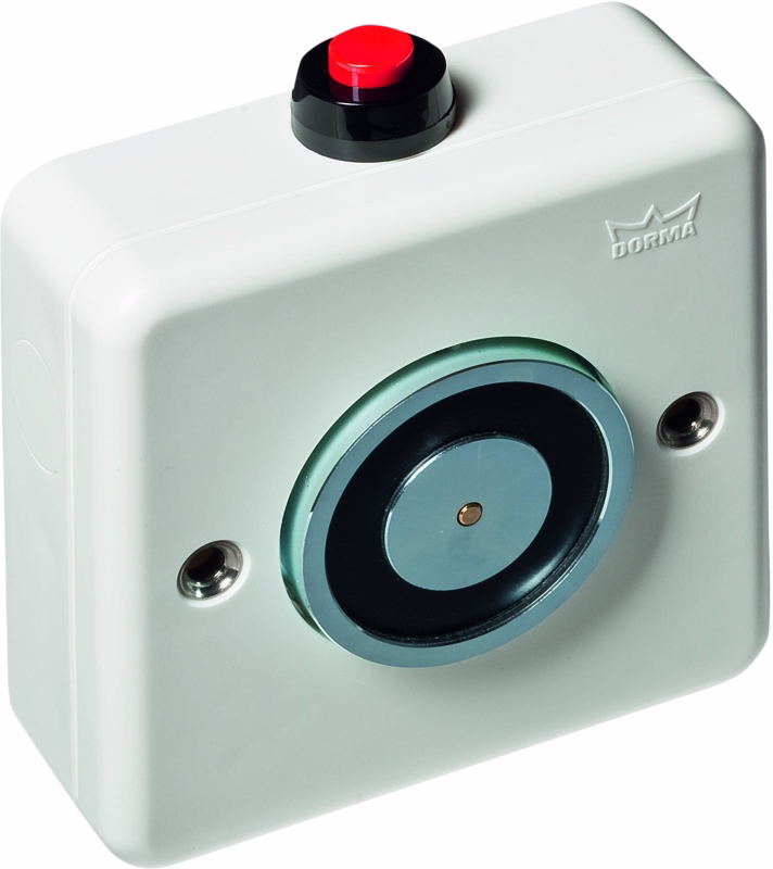 Dørholdemagnet hvid EM500A 24v