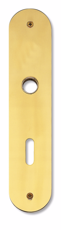 Langskilte mess 225x48x2mm nøglehul cc72mm P3230.94