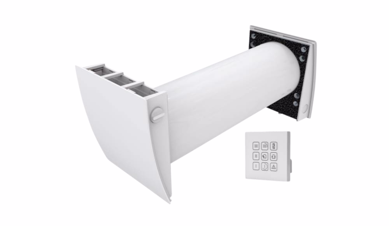 Ventilator ONE D6, 1-rum, Ø160mm, hvid