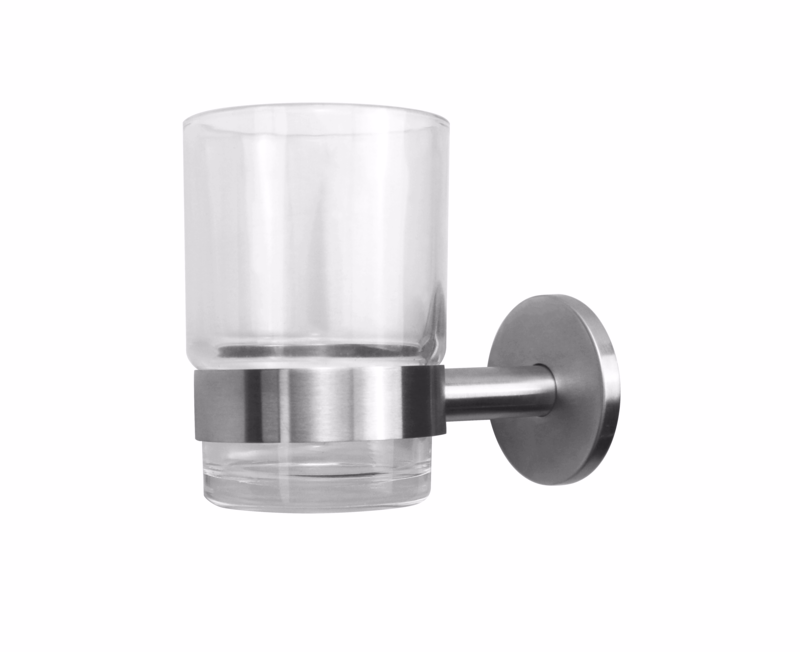 Glasholder med glas