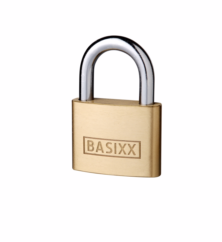 Hængelås messing 30mm ensluk