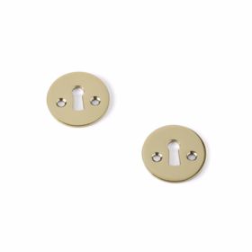 d line - Nøgleskilte mess Ø50x3mm massiv