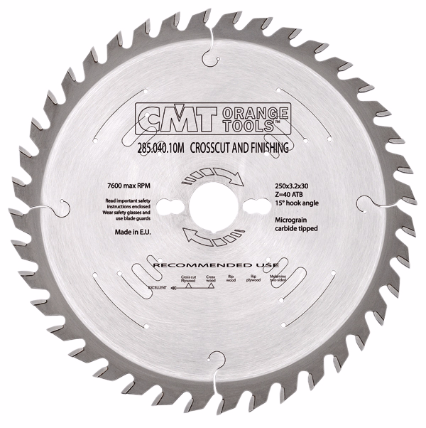 Rundsavklinge Ø400x3,5x30 mm, Z36 WB