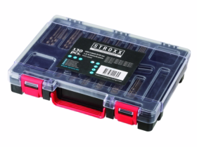 STROXX - Borsæt HSS cobolt 1-6mm / 0,5mm slebet, 130 dele