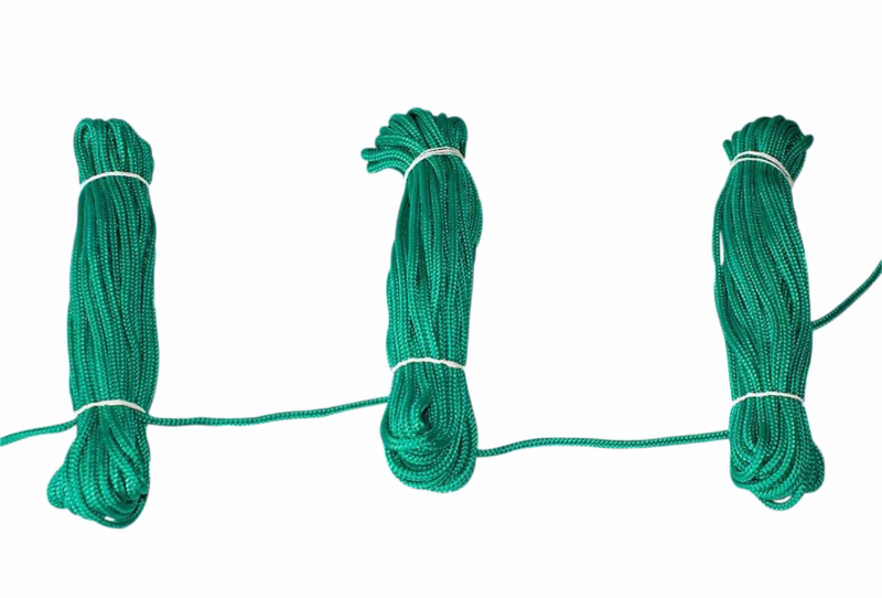 Flisesnor grøn m/hjerte 4 mm 10m x 10 rul