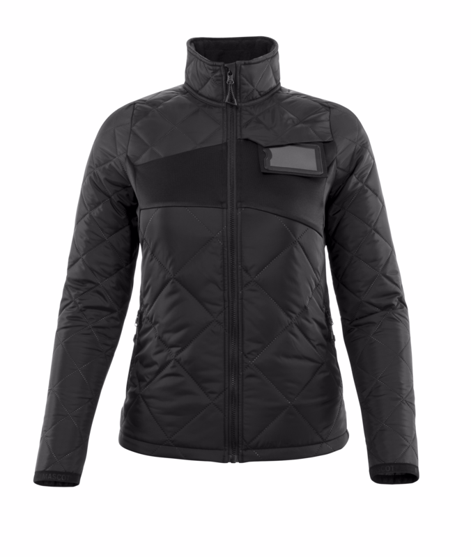 Termojakke Dame 18025 sort, str. L