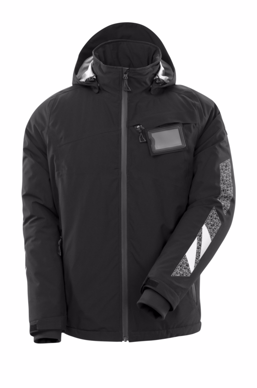 Vinterjakke 18035 sort, str. 2XL