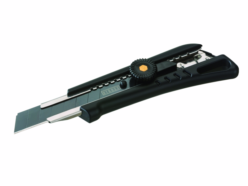 Kniv Black 18 mm med hjullås