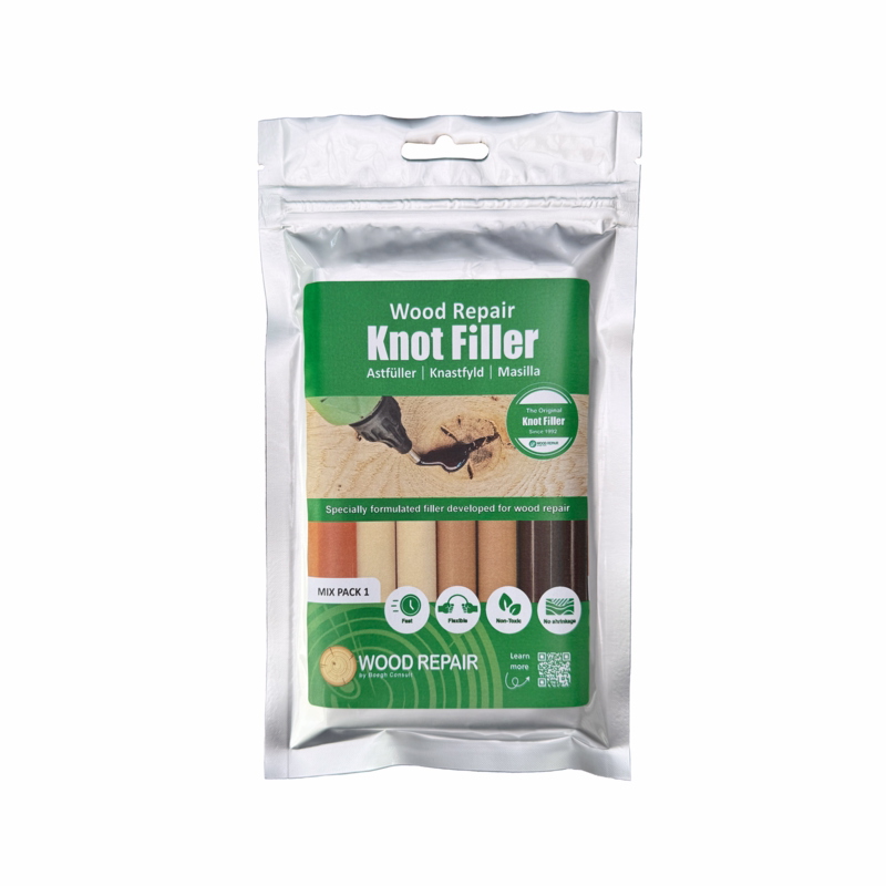 Knastfylder BCD Refill 1 ass farver, 15cm, pak a 8 stk