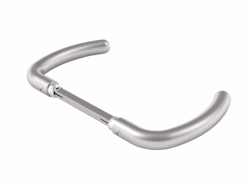 Dørgreb RS C-form Ø18 u/roset 40-65 7062.00AB