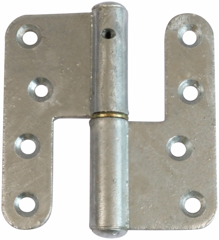 Dørhængsel fzv 96x38mm V Ø.hj. s.t. 11413