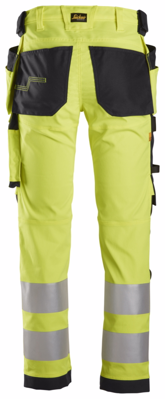 Arbejdsbuks 6243 Stretch Hi-viz gul/sort, str. 252