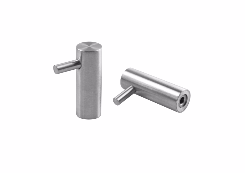 Klædekrog m/pind Ø14x40mm.