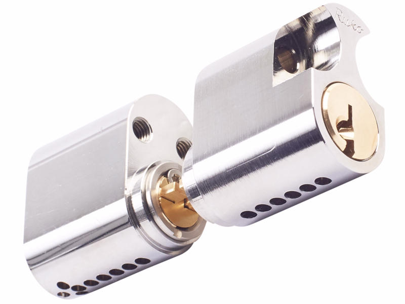 Cylindersæt oval 2602 kr Rokoko m/3 nøgler