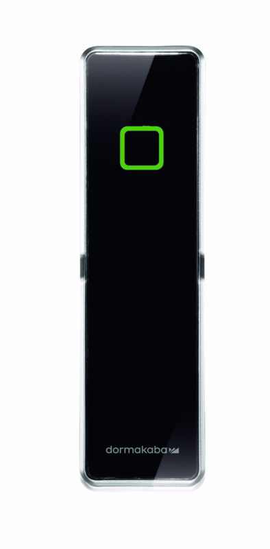 Væglæser 9004 sort, med 30m fast kabel t/evolo/exivo