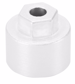 ECO Schulte - Akselforlænger 13 mm t/ glideskinne B hvid