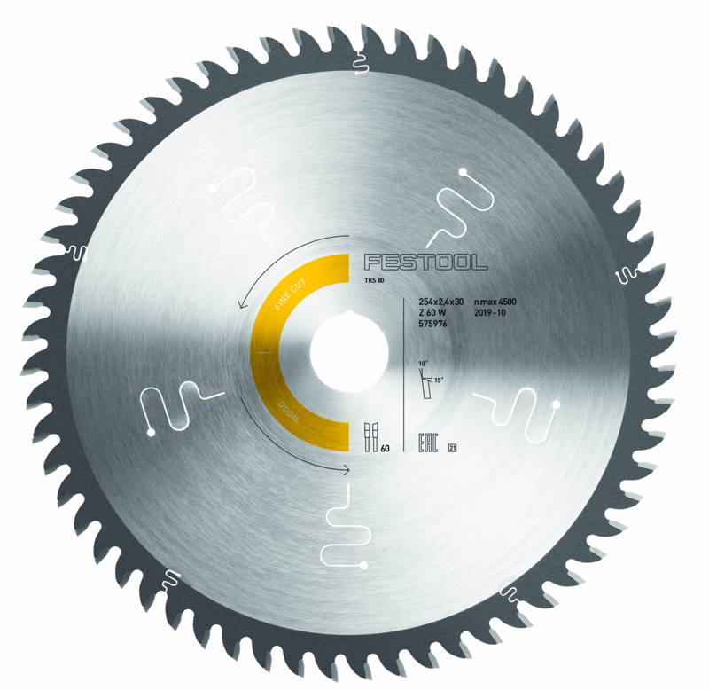 Rundsavklinge 254x2,4x30 W60