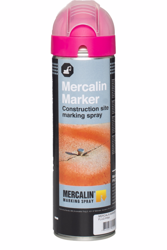 Markeringsspray Mercalin flour pink 500 ml