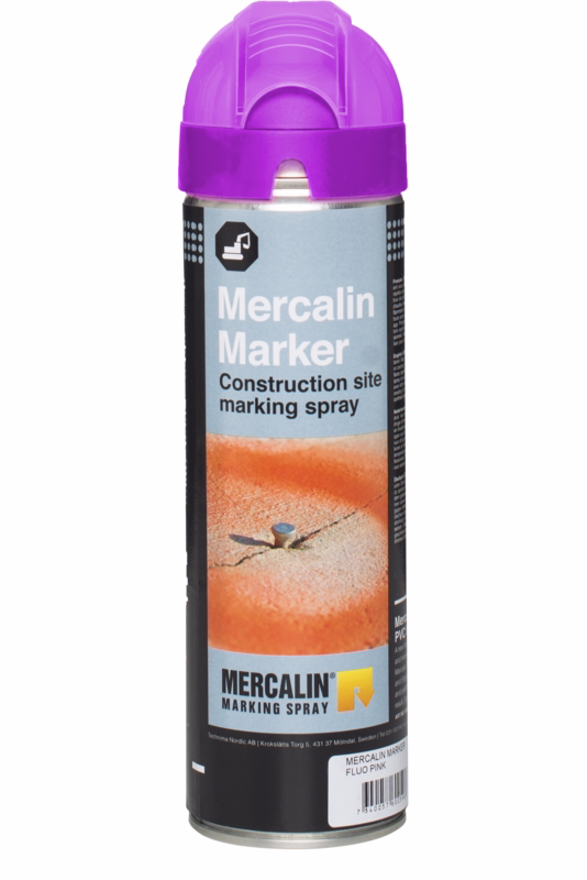 Markeringsspray Mercalin flour lilla 500 ml